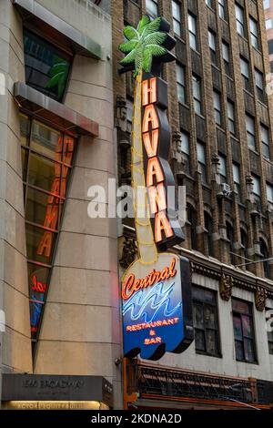 Havana Central Restaurant & Bar, Times Square, NYC, USA  2022 Stock Photo