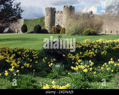 Amberley Castle, West Sussex, England Stock Photo