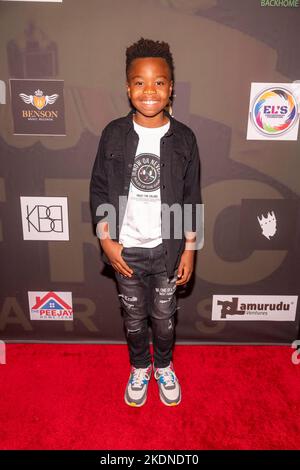 Los Angeles, CA, November 6th 2022, Innocent Ekakitie attends 2022 Afro Awards at Regal LA Live, Los Angeles, CA, November 6th 2022 Stock Photo