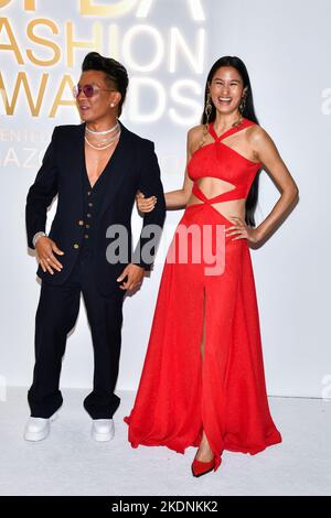 New York USA. 07th Nov 2022. Prabal Gurung and Varsha Thapa