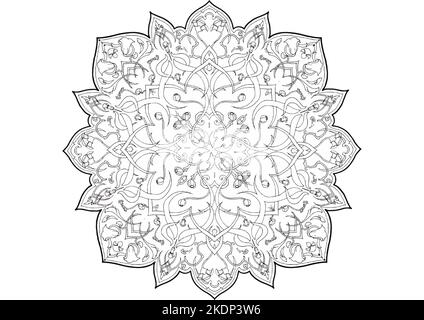 Mantra Mandala, The Meditation art for Adults to coloring Drawing with  Hands By Art By Uncle 007 Find out with Patterns of the Universe Stock  Photo - Alamy