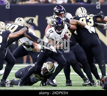 Baltimore Ravens 27-13 New Orleans Saints: Kenyan Drake rushes for