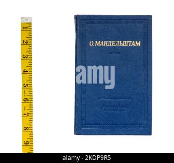 Poems by Osip Mandelstam, first published in 1974 in USSR. Osip Emilyevich Mandelstam (Russian: Осип Эмильевич Мандельштам; 14 January [O.S. 2 January] 1891 – 27 December 1938) was a Russian and Soviet poet. Stock Photo