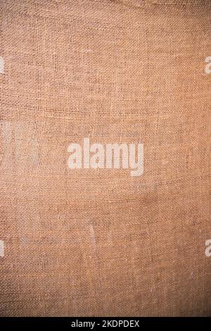 Golden Jute linen Fabric texture  can be used as a background Stock Photo