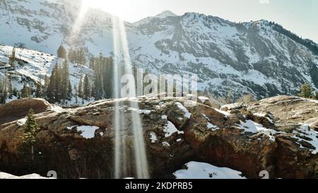 Early Winter In Twin Peaks Wilderness Stock Photo
