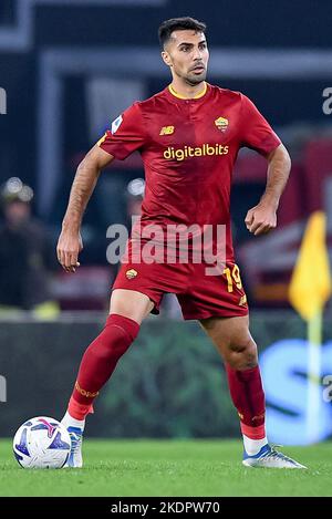 Rome, Italy. 06th Nov, 2022. during the Serie A match between Roma and Lazio at Stadio Olimpico, Rome, Italy on 6 November 2022. Credit: Giuseppe Maffia/Alamy Live News Stock Photo