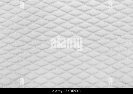 Diamond rhombus pattern white geometry abstract gray design texture modern seamless background. Stock Photo