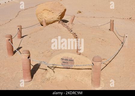 Unique nature protectorate Wadi El Rayan in Wadi al Hitan, Faiyum Governorate, Egypt, October 16, 2022. It was designated a UNESCO World Heritage Site Stock Photo