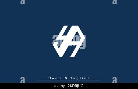 Alphabet letters Initials Monogram logo YA , AY Stock Vector