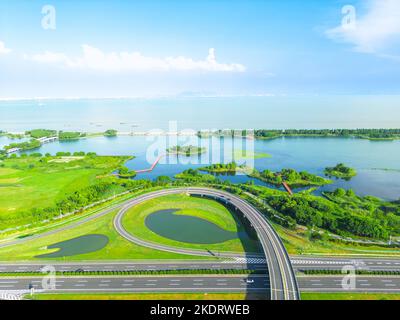 Wuxi taihu lake scenery Stock Photo