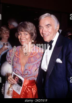 Lorne Greene and Nancy Deale Circa 1980's  Credit: Ralph Dominguez/MediaPunch Stock Photo