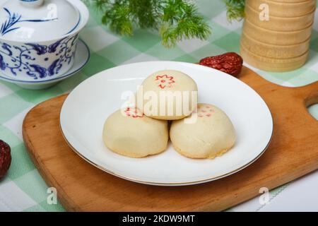 Jujube paste high-ranked imperial concubine cake Stock Photo