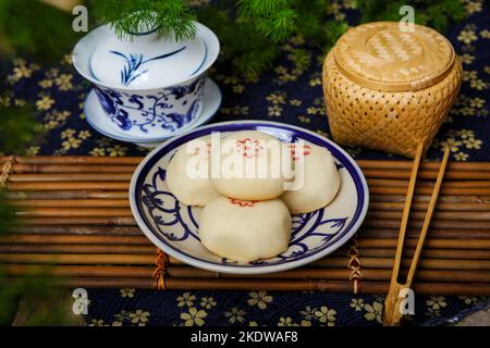 Jujube paste high-ranked imperial concubine cake Stock Photo