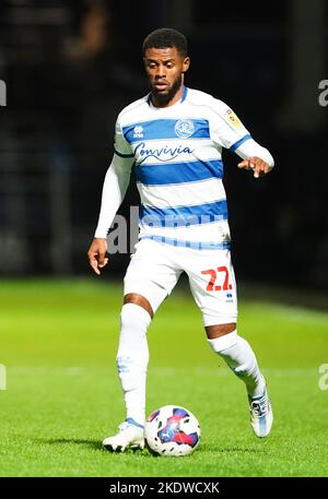 Queens Park Rangers' Kenneth Paal during the Sky Bet Championship match at Loftus Road, London. Picture date: Tuesday November 8, 2022. Stock Photo