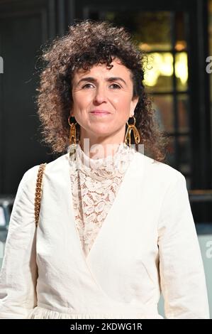 London, UK. 8th November, 2022. May el-Toukhy attends Netflix Present the world Permiere - The fifth season of The Crown at Theatre Royal, Drury Lane, on 8 November London, UK. Credit: See Li/Picture Capital/Alamy Live News Stock Photo