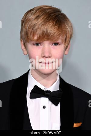 London, UK. 08th Nov, 2022. November 8th, 2022, London, UK. Will Powell arriving at the World Premiere of The Crown Season 5, Theatre Royal, Drury Lane, London. Credit: Doug Peters/Alamy Live News Stock Photo