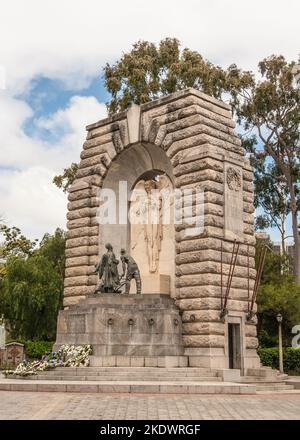 National War Memorial in Adelaide, South Australia, commemorates those who served in the First World War. Stock Photo