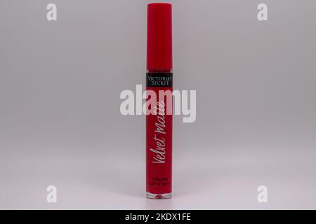 Victoria Secret Velvet Matte Lipstick Stock Photo - Alamy