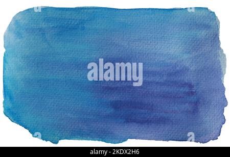 abstract blue water color hand painted background, with copy space  Stock Photo