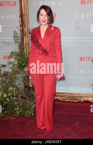 Olivia Williams, The Crown Season 5 World Premiere, Theatre Royal Drury