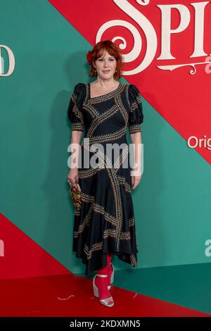 Molly Ringwald attends premiere by Apple Original Films "Spirited" at