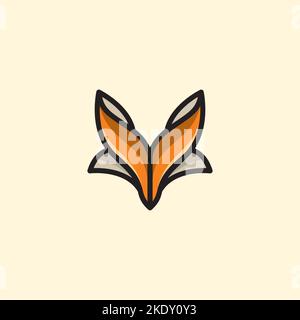 Fox Logo Vector Illustration, Fox Icon, Fox Abstract Design Stock Vector