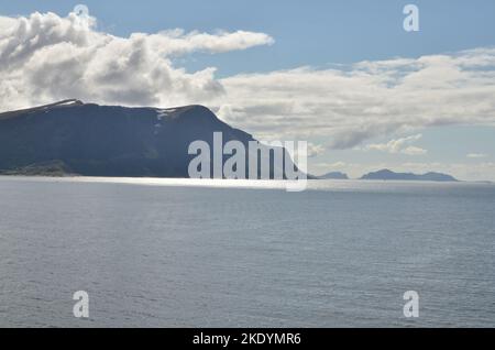 Norwegian Coast in The South of Norway Stock Photo