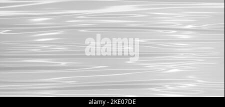 White abstract colorful elegant textile cloth holographic background. Wavy trendy and shiny silk surface with copy space for text. Stock Photo