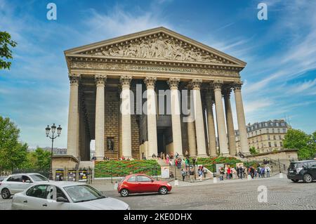Paris, France. June 3 2021: La Madeleine in Paris of france, Europe Stock Photo