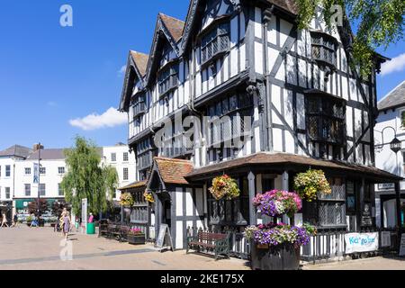 Hereford city centre The Old House or Black and White House Museum (17th Century) St Peter's st High Town Hereford Herefordshire England UK GB Europe Stock Photo