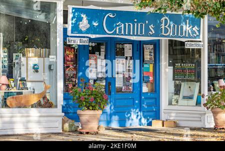 Canio's Books, Sag Harbor, NY Stock Photo