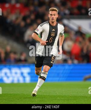 26 Sep 2022 - England v Germany - UEFA Nations League - League A - Group 3 - Wembley Stadium  Germany's Joshua Kimmich during the UEFA Nations League match against England. Picture : Mark Pain / Alamy Live News Stock Photo