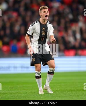 26 Sep 2022 - England v Germany - UEFA Nations League - League A - Group 3 - Wembley Stadium  Germany's Joshua Kimmich during the UEFA Nations League match against England. Picture : Mark Pain / Alamy Live News Stock Photo