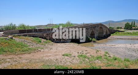 Historical Sekili Bridge - Yozgat - TURKEY Stock Photo