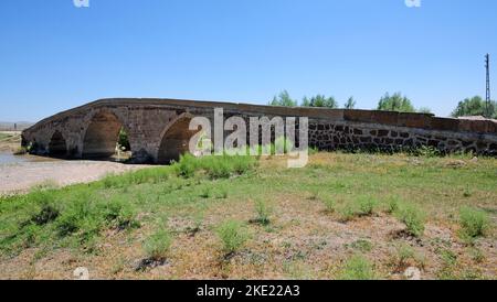 Historical Sekili Bridge - Yozgat - TURKEY Stock Photo