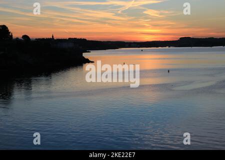 Devils Point Sunrise Stock Photo