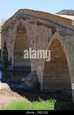 Historical Sekili Bridge - Yozgat - TURKEY Stock Photo