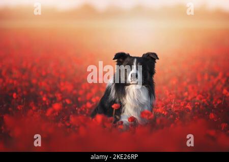 male Border Collie Stock Photo