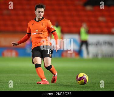 9th November 2022; Tannadice Park, Dundee,  Scotland: Scottish Premier League football, Dundee United versus Kilmarnock; Dylan Levitt of Dundee United Stock Photo