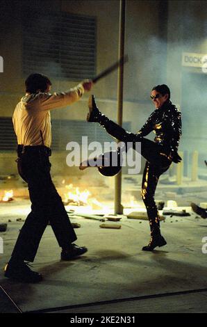 THE MATRIX RELOADED, CARRIE-ANNE MOSS, 2003 Stock Photo