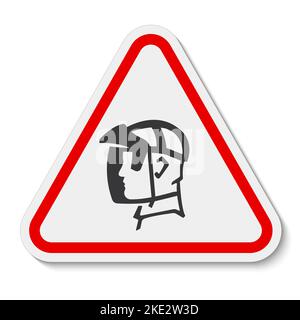 Face Shield, Occupational Safety And Health Stock Vector