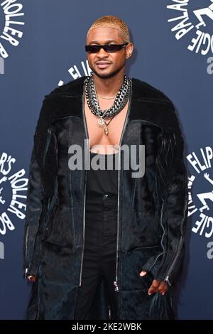 London, UK. 9 November 2022. Usher attending the opening of Flipper's Roller Boogie Palace in west London. Picture date: Wednesday November 9, 2022. Photo credit should read: Matt Crossick/Empics/Alamy Live News Stock Photo