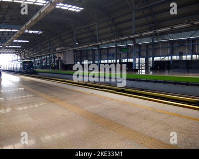 Peenya Industry Metro Station view Stock Photo