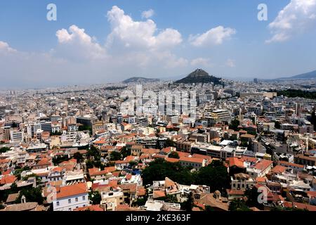 Rooftop view of Athens Greece Stock Photo