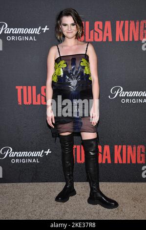 McKenna Quigley Harrington attends the Paramount+ premiere of "Tulsa