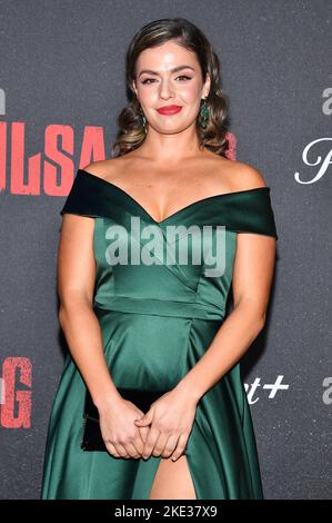 Tatiana Zappardino attends the Paramount+ Tulsa King premiere at Regal