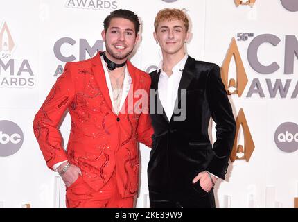 Sam Williams and boyfriend Beau arriving at the 56th Annual Country Music Association Awards held at the Bridgestone Arena on November 9, 2022 in Nashville, TN. © Arroyo-OConnor / AFF-USA.com Stock Photo