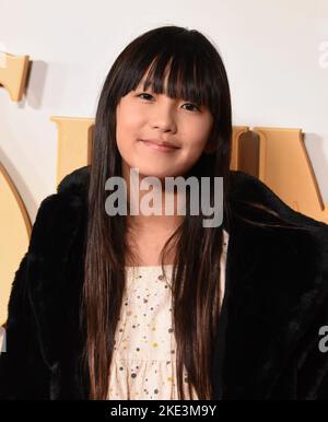 Los Angeles, California, USA 9th Novmeber 2022 Zooey Miyoshi attends the Los Angeles Premiere of 'Slumberland' at AMC Century City on November 9, 2022 in Los Angeles, California, USA. Phtoo by Barry King/Alamy Live News Stock Photo
