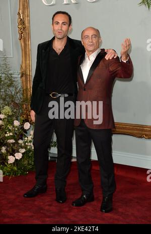 Photo Must Be Credited ©Alpha Press 078237 08/10/2022 Khalid Abdalla and Salim Daw The Crown Season 5 Five Premiere In London Stock Photo