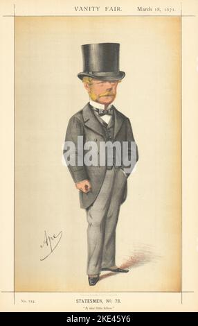 VANITY FAIR SPY CARTOON Gerard James Noel 'A nice little fellow' Politics 1871 Stock Photo